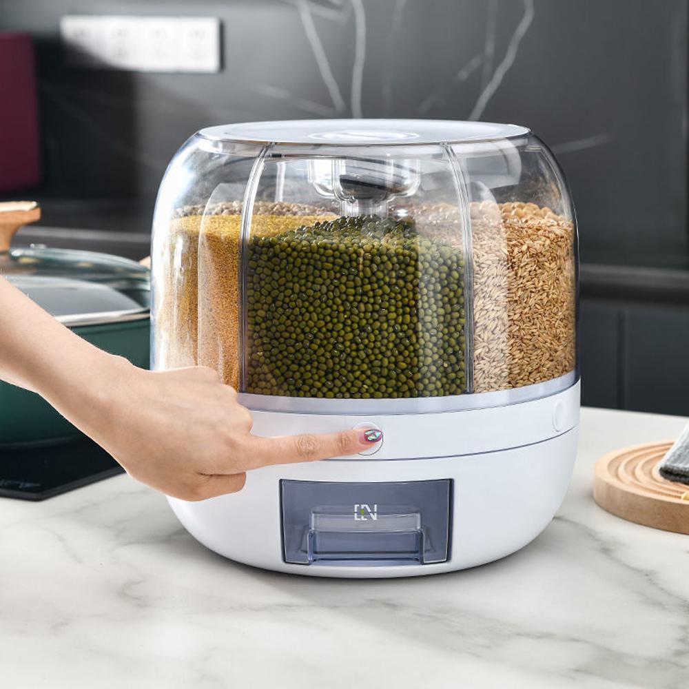 Synova SpinServe | 360-Degree Rotating Food Dispenser.